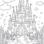 Underwater castle heart celebration