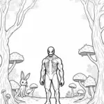 Venom in a magical forest