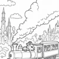 Unicorns on a time-traveling train
