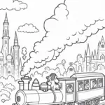 Unicorns on a time-traveling train