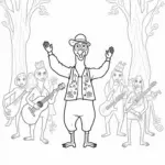 Turkey conducting a music festival