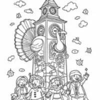Turkey in the enchanted clock tower