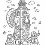 Turkey in the enchanted clock tower