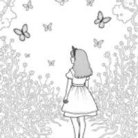 Alice in the upside-down garden