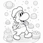 Yoshi baking in space