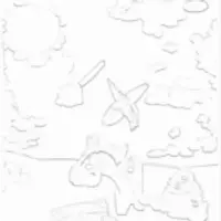 Unicorns painting the sky
