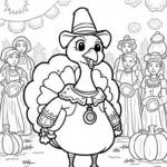 Turkey time traveler at the festival
