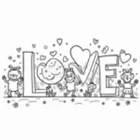 Love letter characters parade