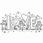 Love letter characters parade