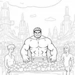 Hulk at the intergalactic market