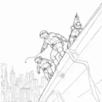 Teenage Mutant Ninja Turtles rooftop escape