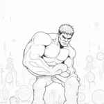 Hulk sculpting in space