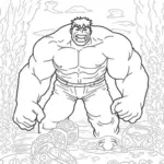 Hulk underwater treasure hunt