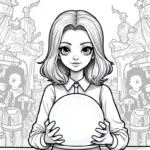 Wednesday Addams fortune-teller scene