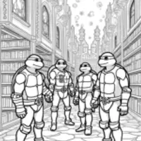Teenage Mutant Ninja Turtles library
