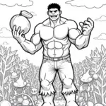 Hulk at the harvest festival