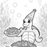 Thanksgiving underwater celebration
