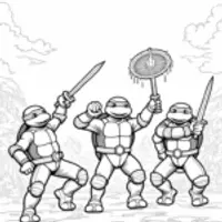 Teenage Mutant Ninja Turtles action