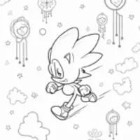 Super Sonic in a dream maze