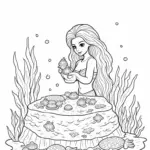 Mermaid crafting lanterns