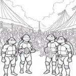 Teenage Mutant Ninja Turtles at fair