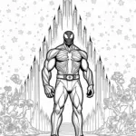 Venom guarding a cosmic library