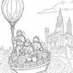 TMNT balloon race