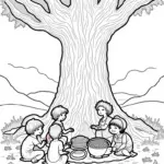 Thanksgiving under the ancient tree