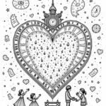 Heart-shaped time machine adventure
