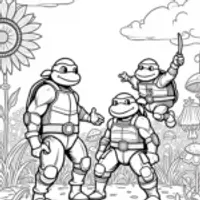 Teenage Mutant Ninja Turtles battle