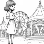 Wednesday Addams at the carnival