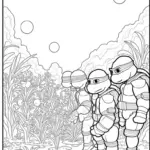 Teenage Mutant Ninja Turtles gardening