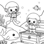 Ninja Turtles underwater treasure hunt