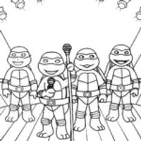 Teenage Mutant Ninja Turtles talent show