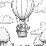 Turkey in a hot air balloon