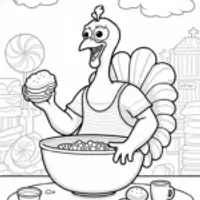 Turkey in a candy factory