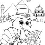 Turkey Tom on a treasure map