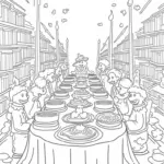 Thanksgiving in the enchanted library