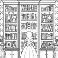 Alice in the magical library