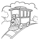 Mickey Mouse’s train adventure