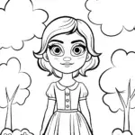 Mirabel in a cloud garden