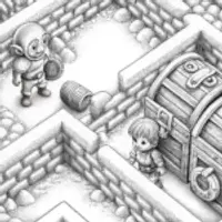 Minion treasure hunt in a maze