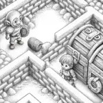 Minion treasure hunt in a maze