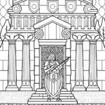 Lyra guarding the ancient temple