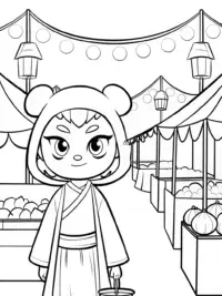 Kuromi at the night market
