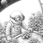 Minion gardening in space