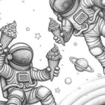 Ice cream cones taste testing in space