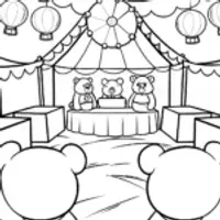 Care Bears at the Galactic Art Fair
