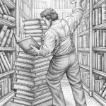 Hulk the librarian in a book battle