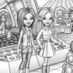 Bratz dolls at a science fair
